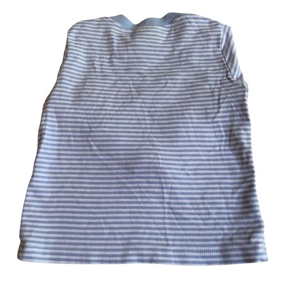 Claire & Charlie Striped Puppy Pocket tee size 24mo - Picture 3 of 3